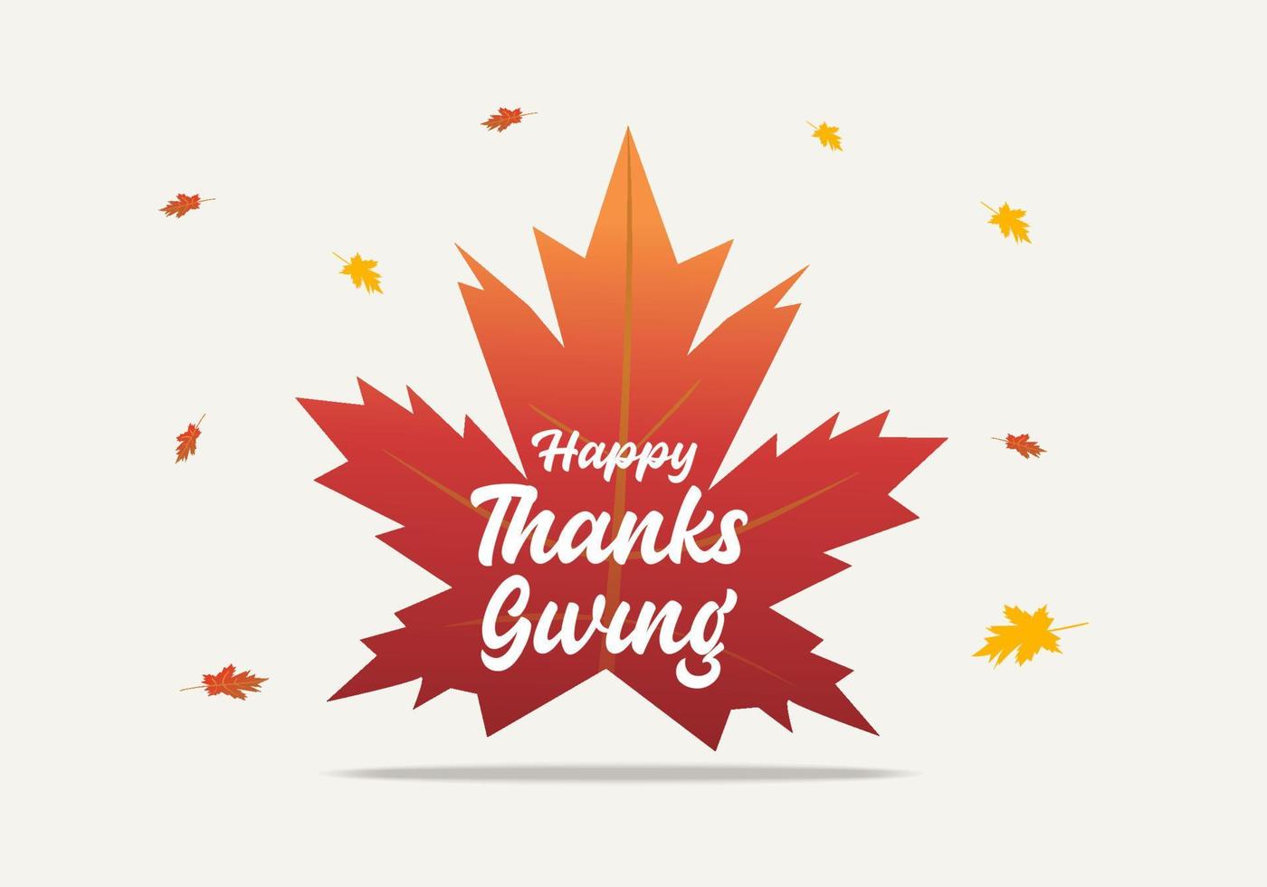 Happy thanks giving day background celebrated on November 24. vector