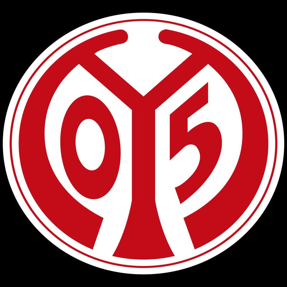 frankfurt am main, alemania - 10.23.2022 logotipo del club de fútbol alemán mainz 05. imagen vectorial. vector