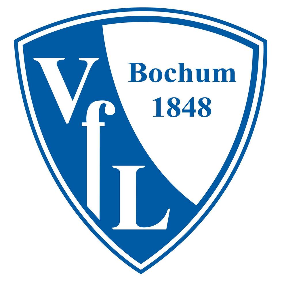 Frankfurt am Main, Germany - 10.23.2022 The logo of the German football club Bochum. Vector image.