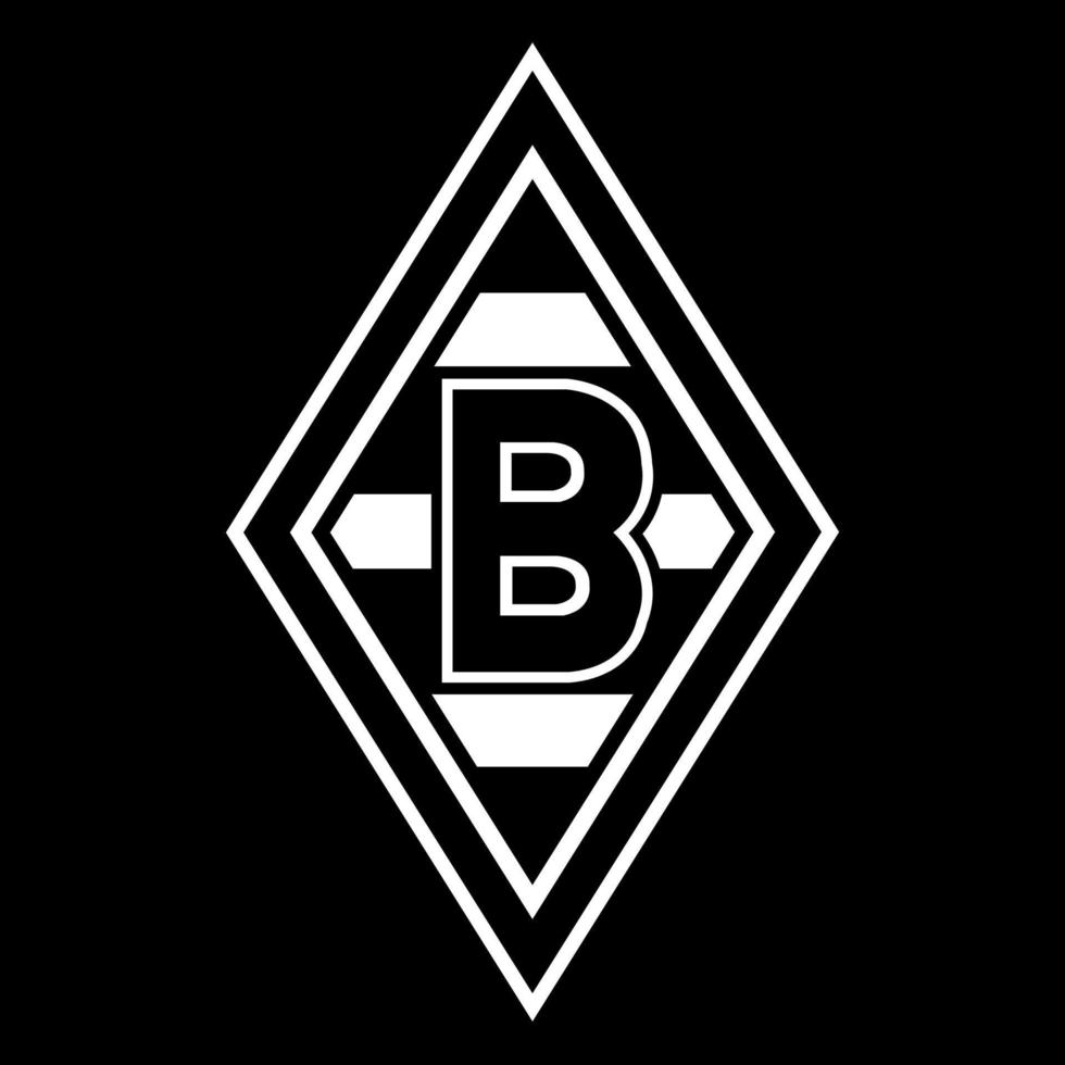 frankfurt am main, alemania - 10.23.2022 logotipo del club de fútbol alemán borussia. imagen vectorial vector