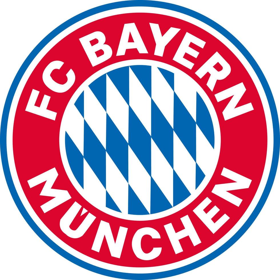 logotipo del club de fútbol alemán. traducción bayern múnich. concepto deportivo vector
