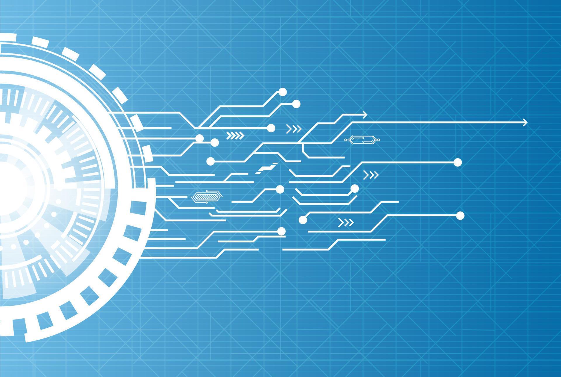 vector automation technology abstract, futuristic background 13744484 ...