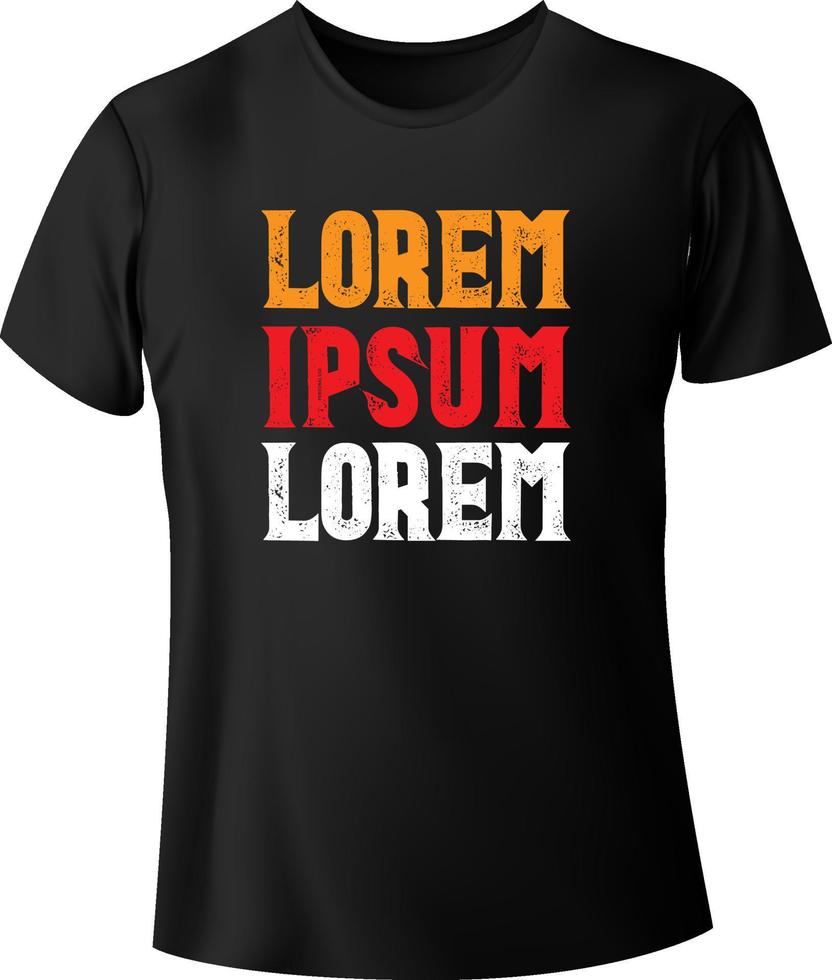 Professional T-shirt design vector template