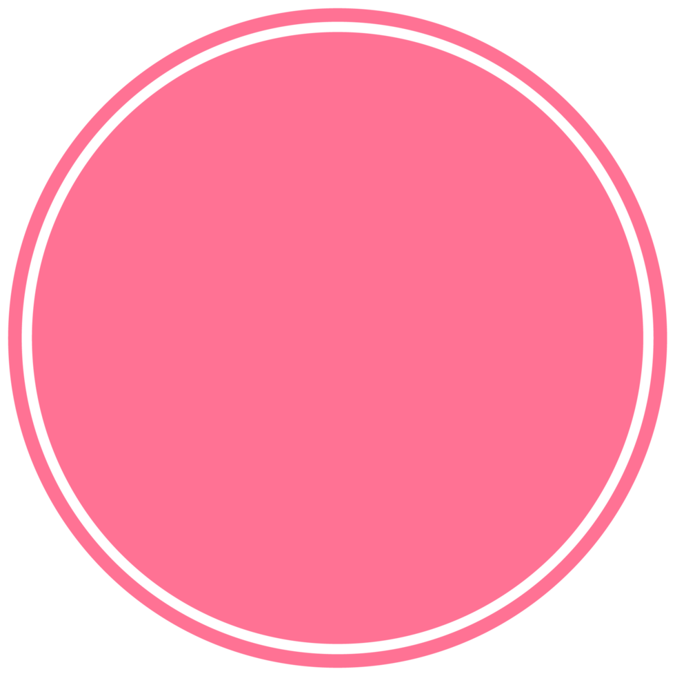 Pink round background for text. Create posts, stories, headlines, highlights. Transparent PNG Clipart