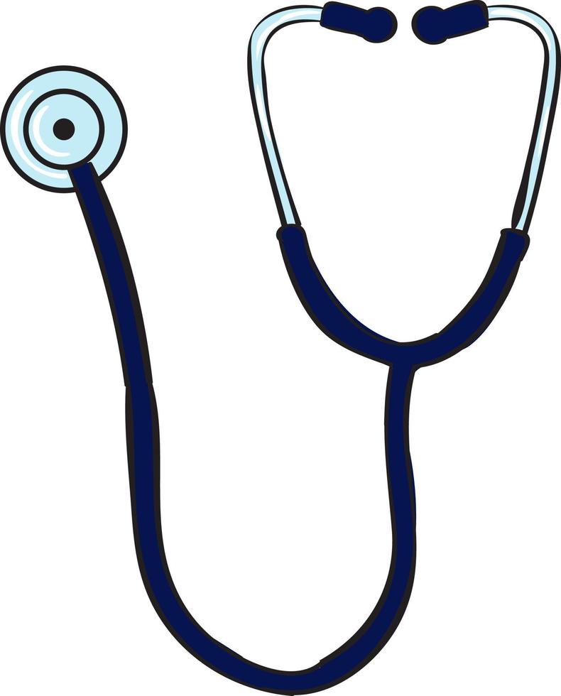 Stethoscope, illustration, vector on white background. 13745277 Vector ...