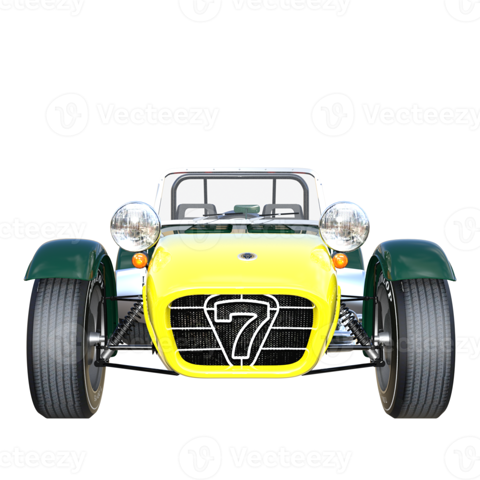 classic car 3d rendering png