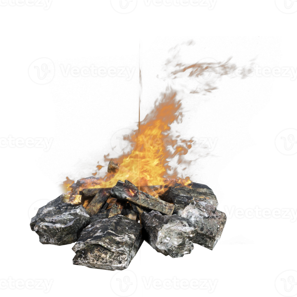 Firewood 3d rendering png