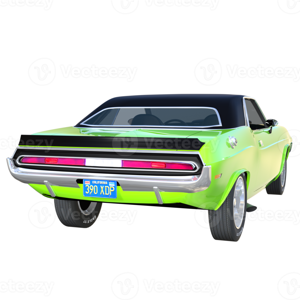 classic car 3d rendering png