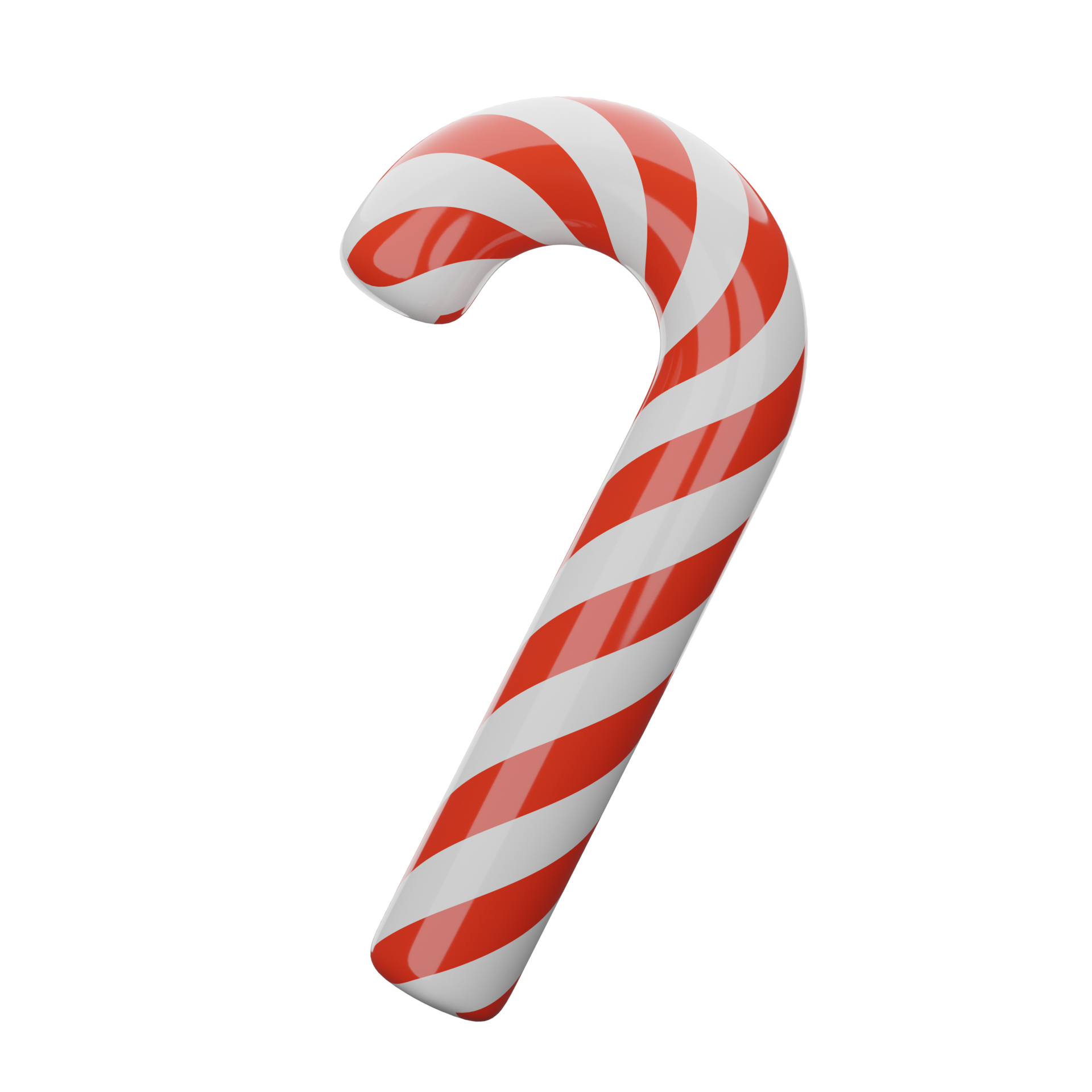 3D Red Candy cane 13745512 PNG
