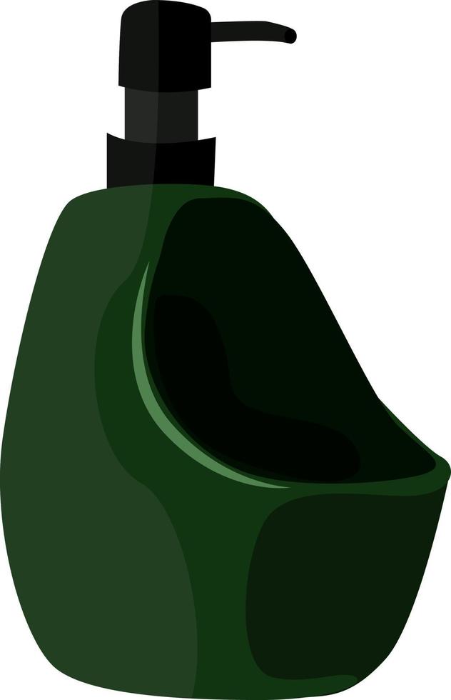 Liquid soap, illustration, vector on white background.