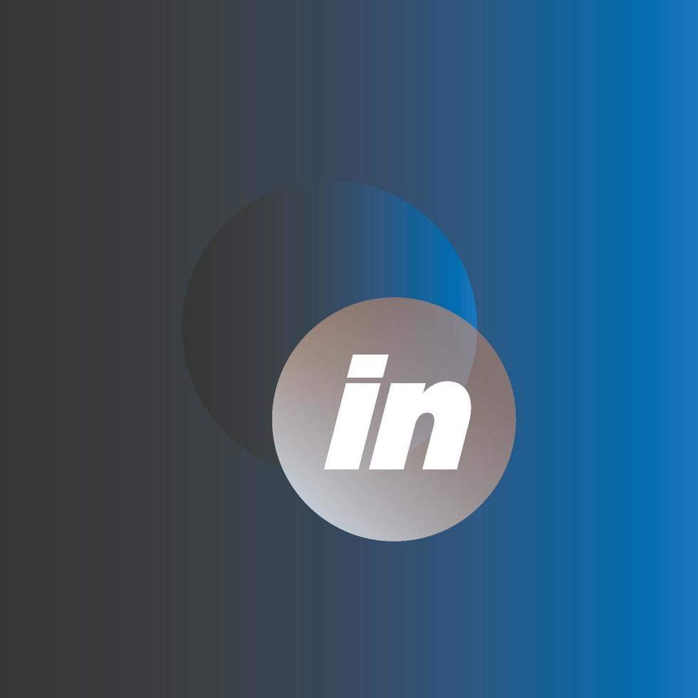 Social media icon buttons in graphic style vector