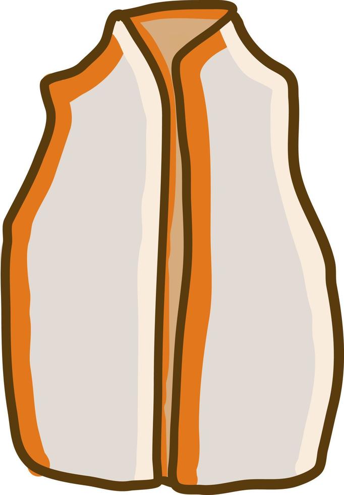 Jacket in style, illustration, vector on white background.