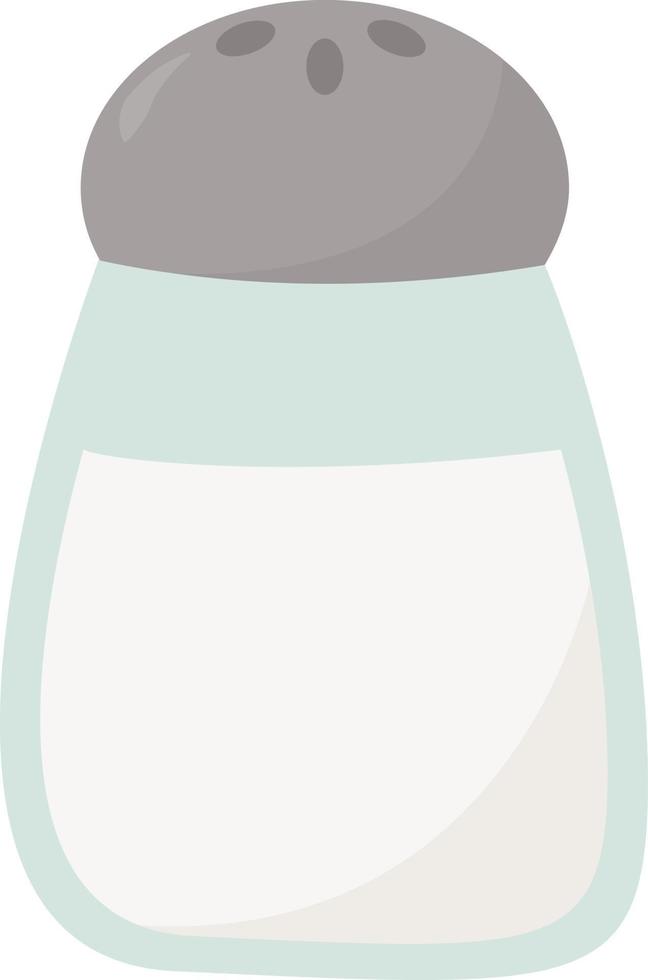 Salt, illustration, vector on white background.