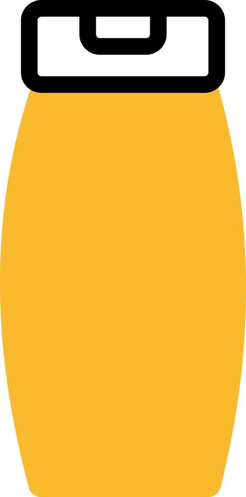 Bathroom shampoo, illustration, vector on a white background.