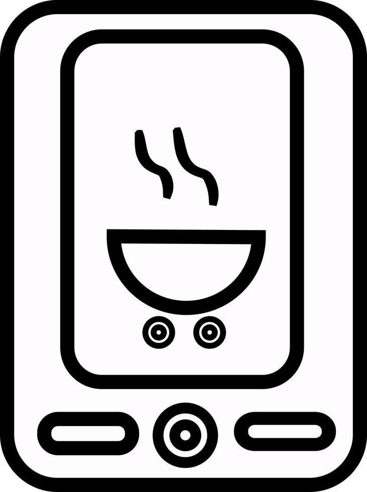 Chinese delivery app, illustration, vector, on a white background. vector
