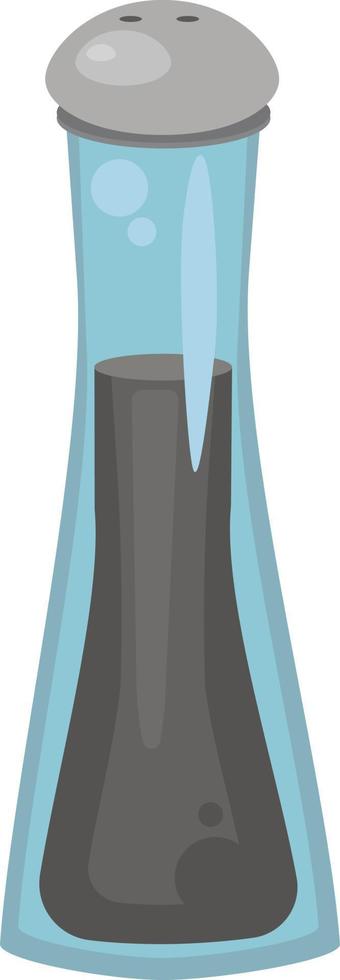 Black pepper, illustration, vector on white background
