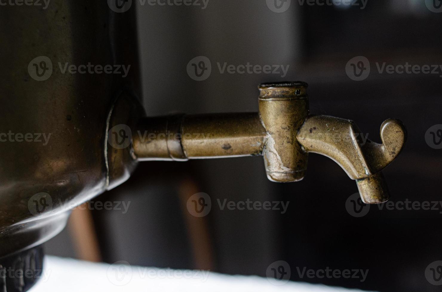 handle and faucet from a samovar photo