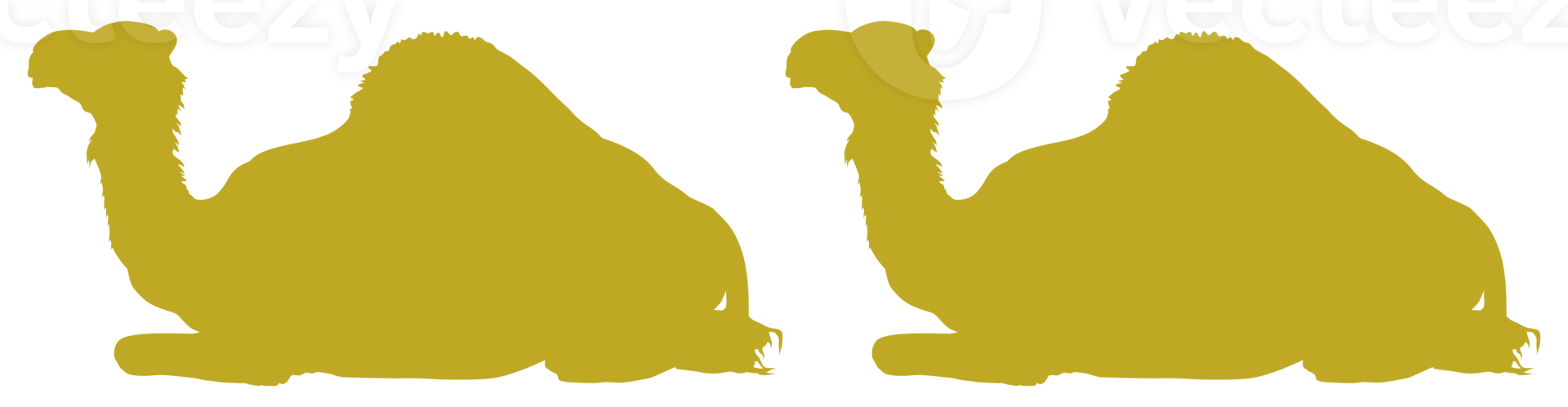 Camel Silhouette for Logo, Pictogram, Website, Apps, Art Illustration or Graphic Design Element. Format PNG