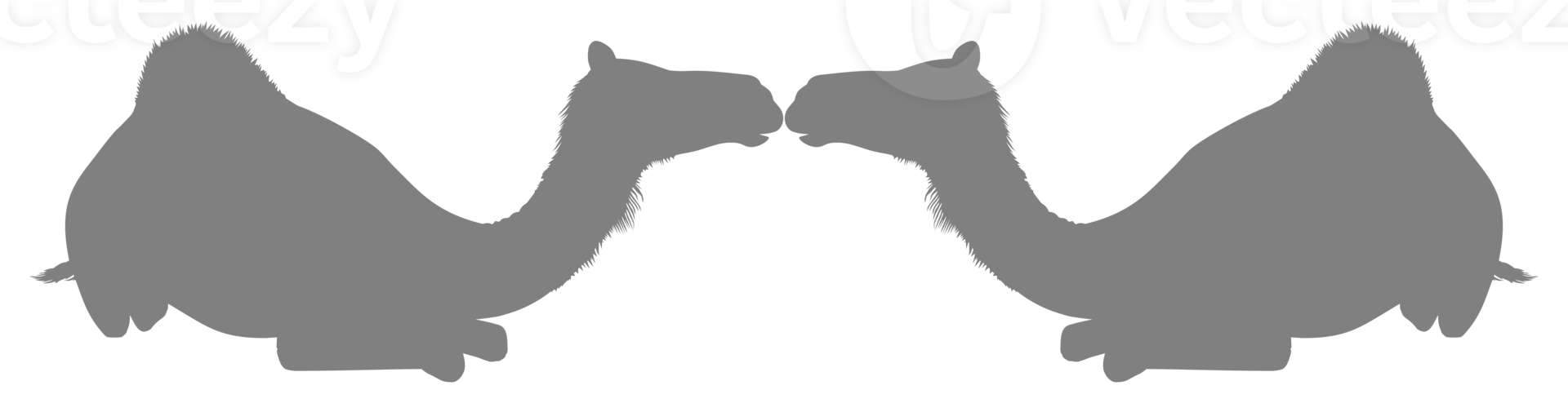 Kamelsilhouette für Logo, Piktogramm, Website, Apps, Kunstillustration oder Grafikdesignelement. PNG-Format png