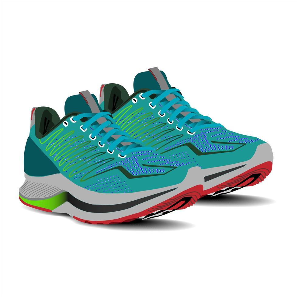 A pair of sport shoes vector