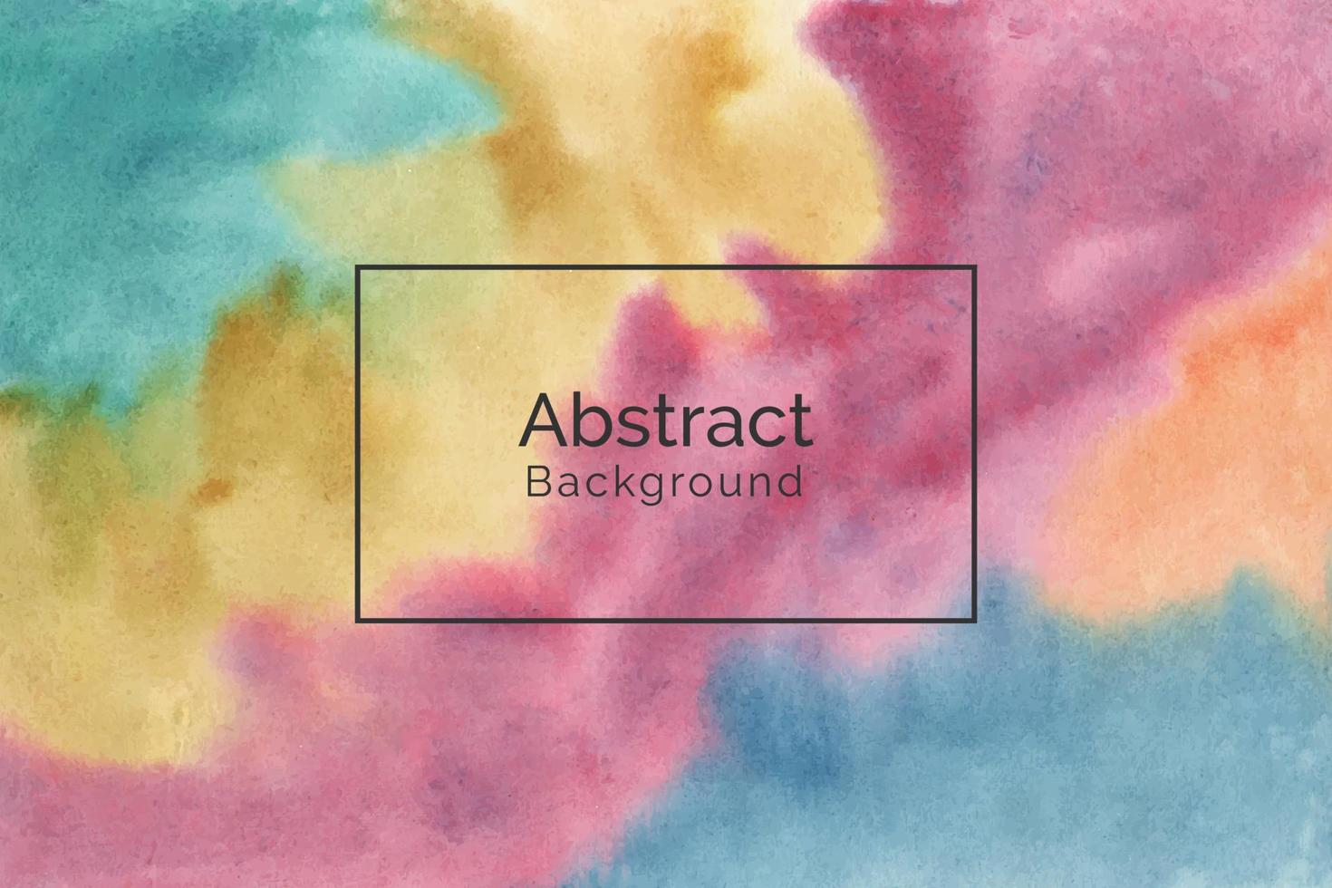 Colourful abstract watercolor design texture background vector