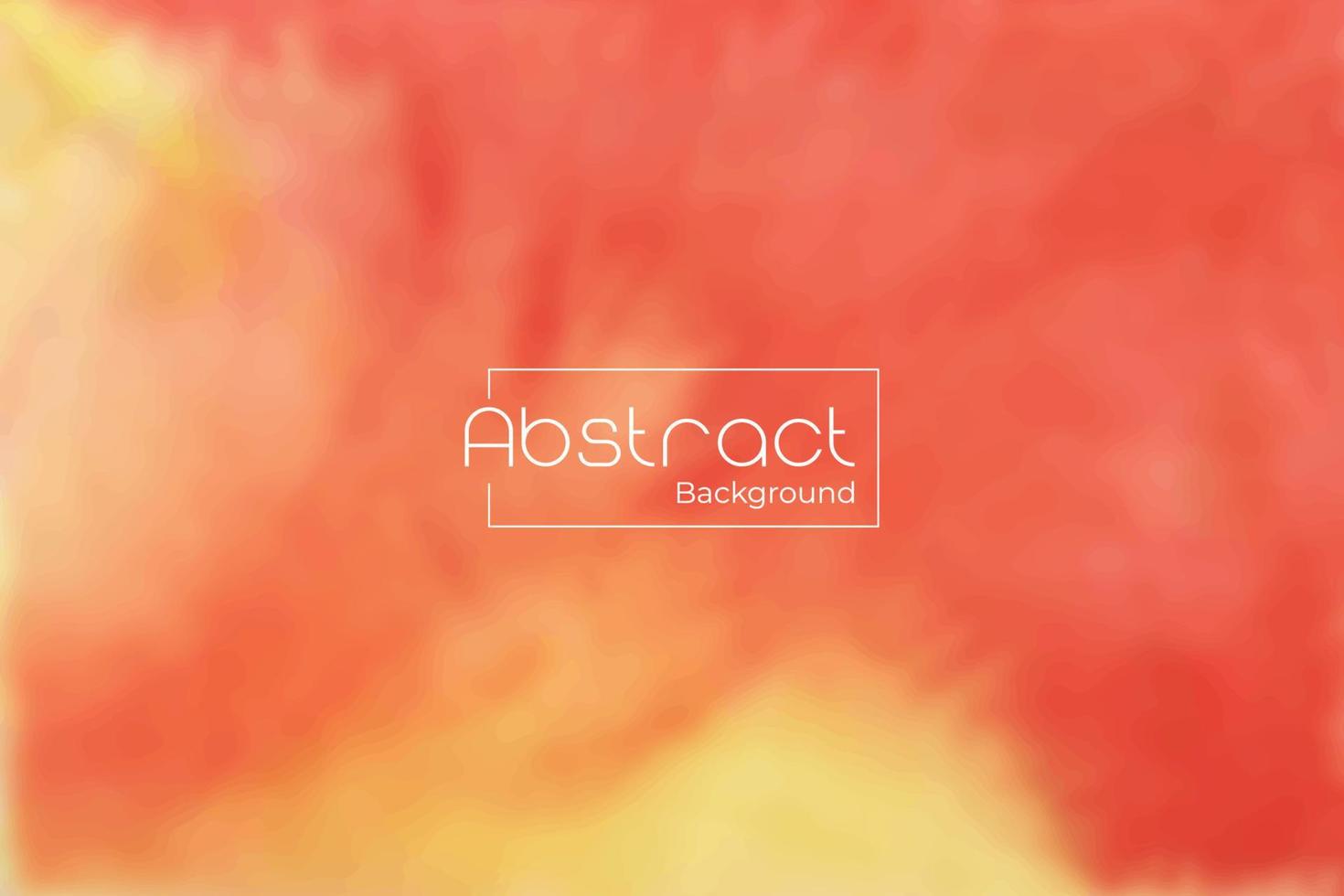 Abstract blur red and yellow color background vector