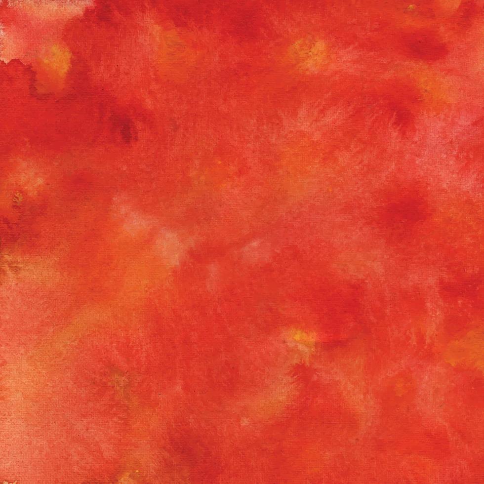 Red watercolor texture background vector