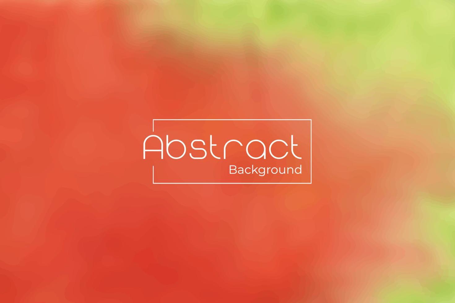 Abstract blur green and red color background vector
