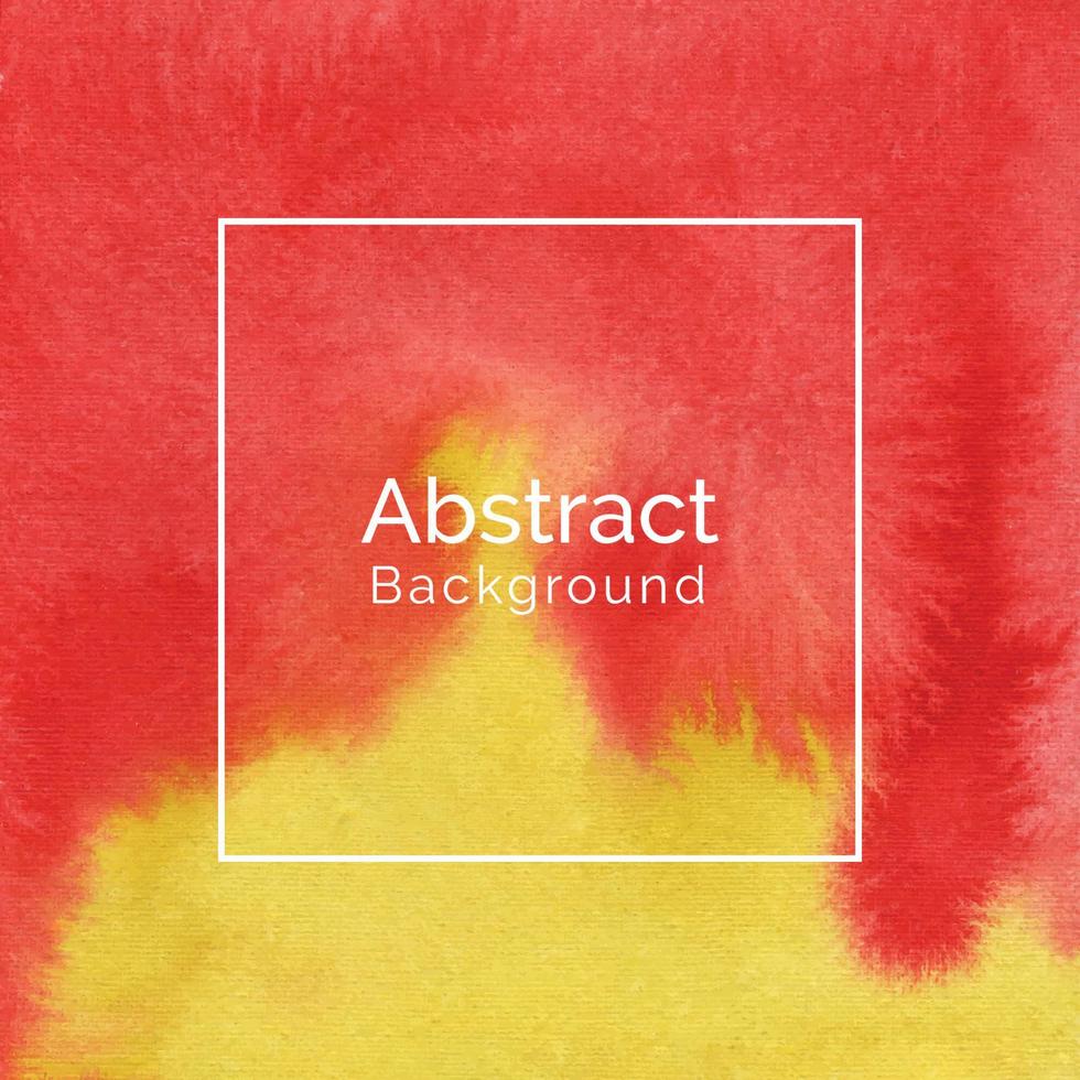 Abstract red and watercolor texture painting background vector