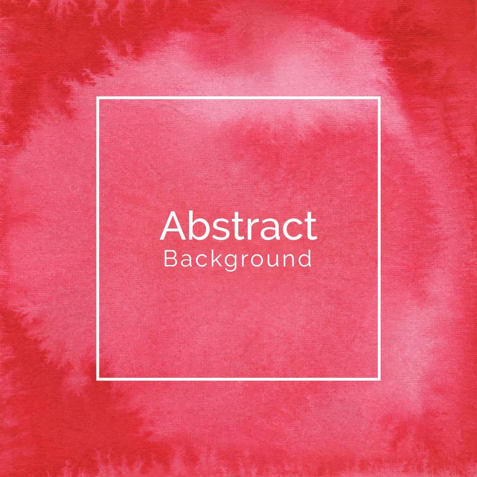 Red watercolor texture painting background vector