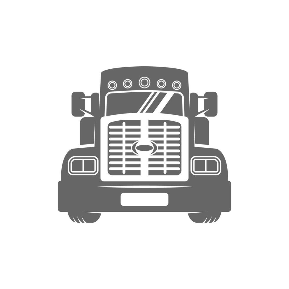 Ilustración de diseño de icono de logotipo de camión vector