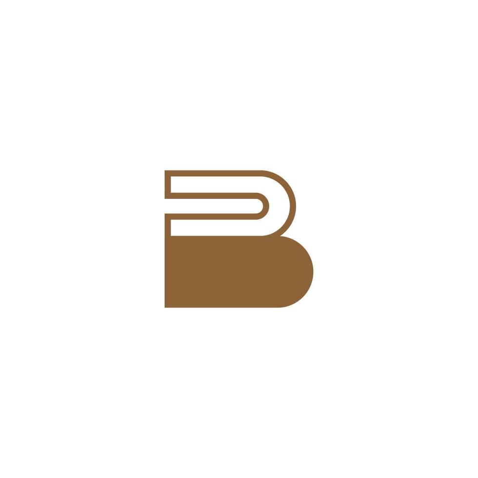 Letter B logo illustration vector