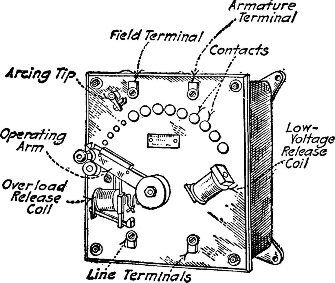 Rheostat, vintage illustration. 13750660 Vector Art at Vecteezy