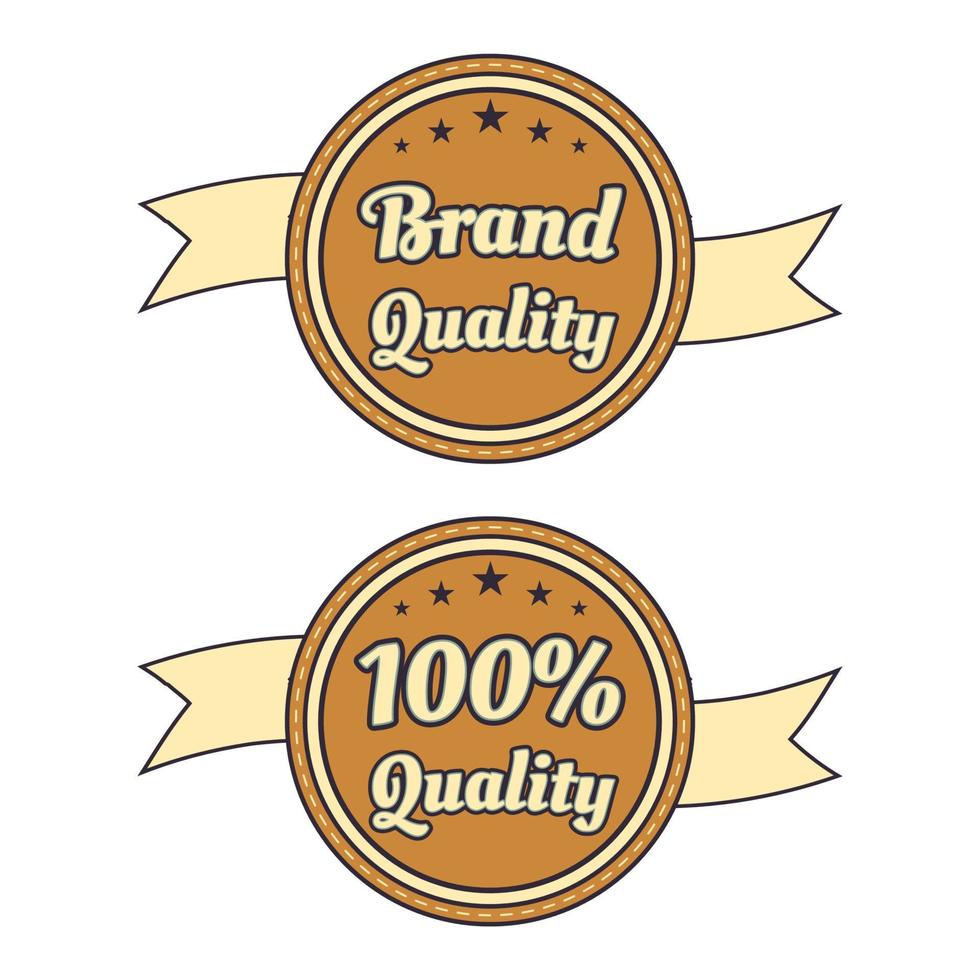Vector illustration retro vintage badges and labels elemenet collection template, use for business