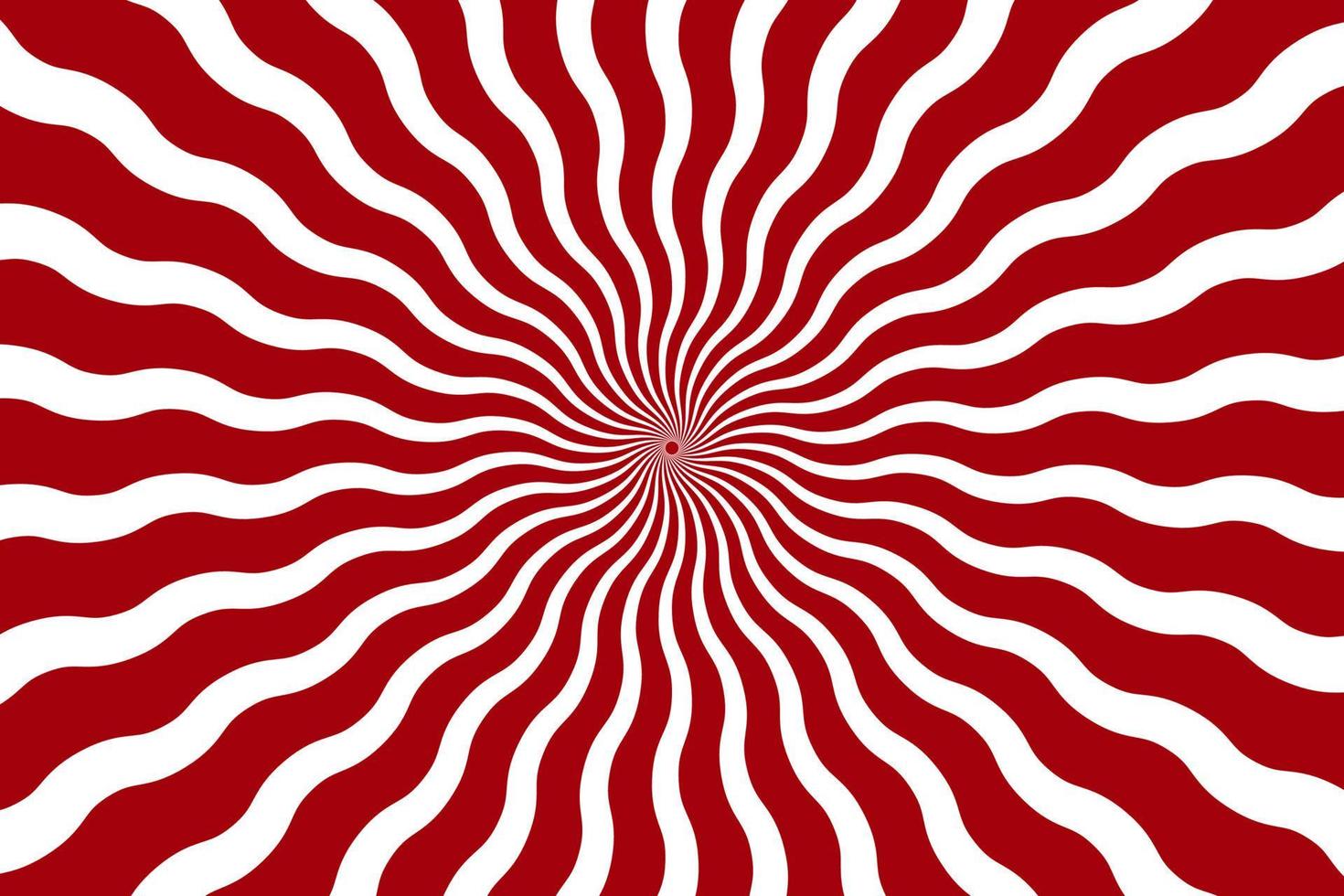 vector de fondo abstracto de ilusión óptica psicodélica roja y blanca