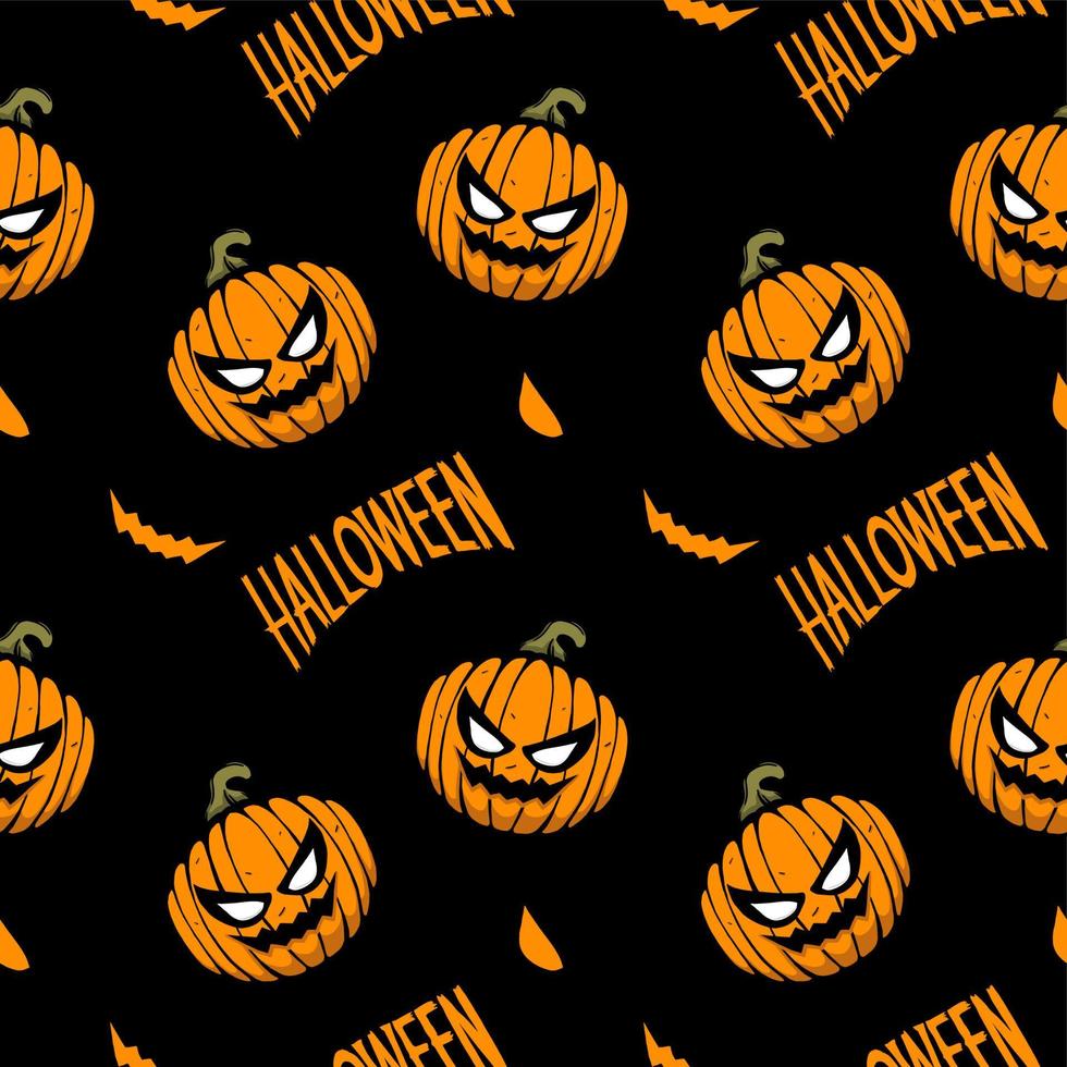 patrones sin fisuras de halloween vector