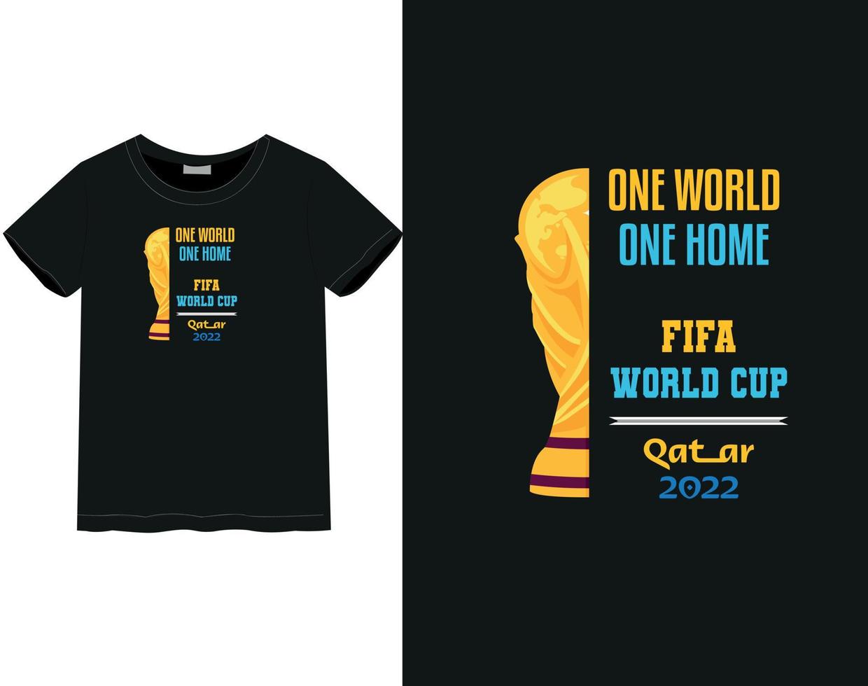 camiseta copa del mundo fifa vector