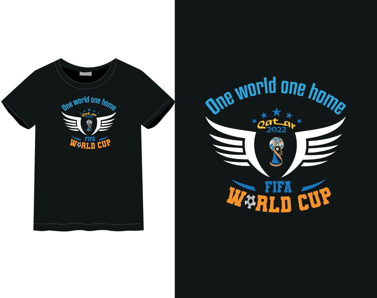 Fifa world cup t-shirt vector