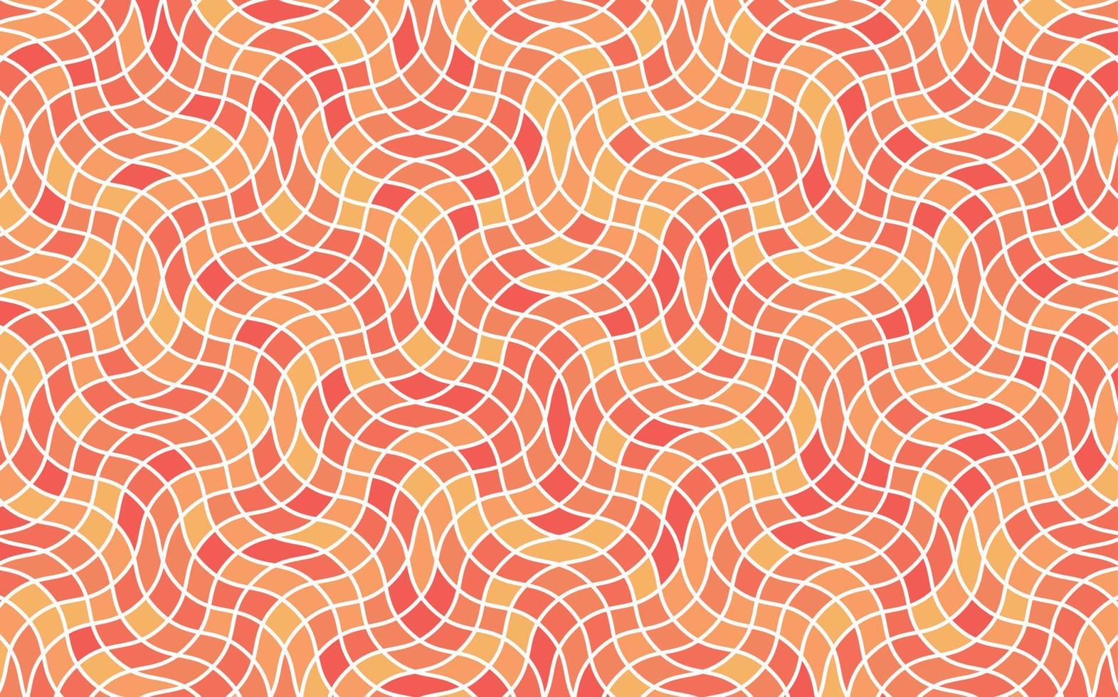 Wavy Mosaic Geometric Pattern vector
