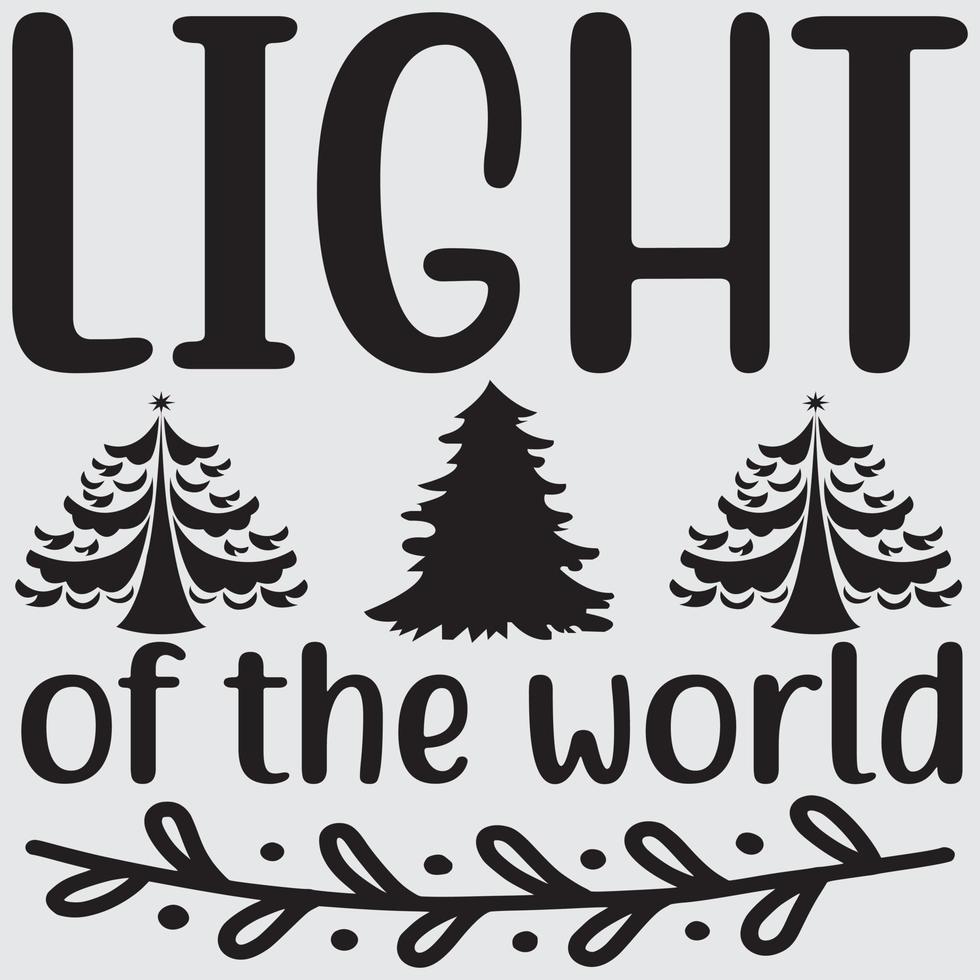 Light of the world vector