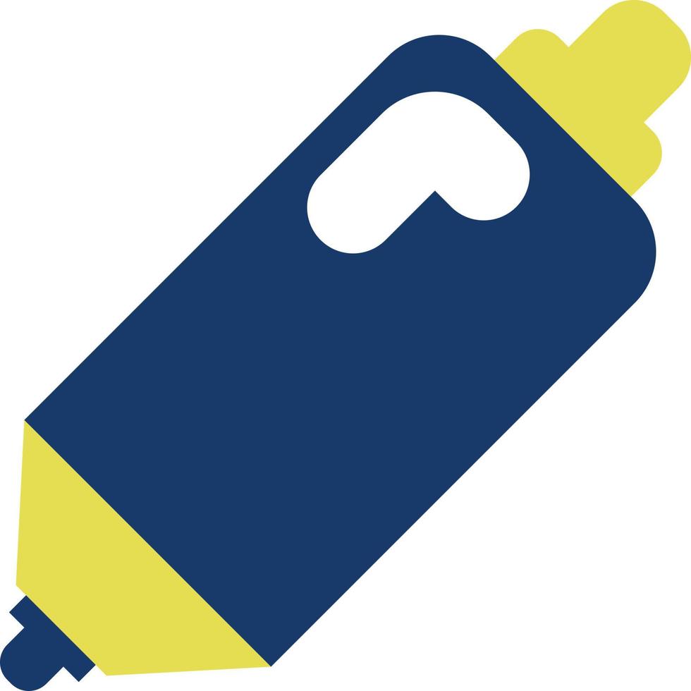 News pen, illustration, vector on a white background.