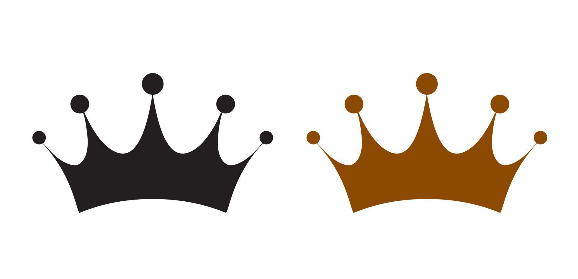 Royal crown vector icon