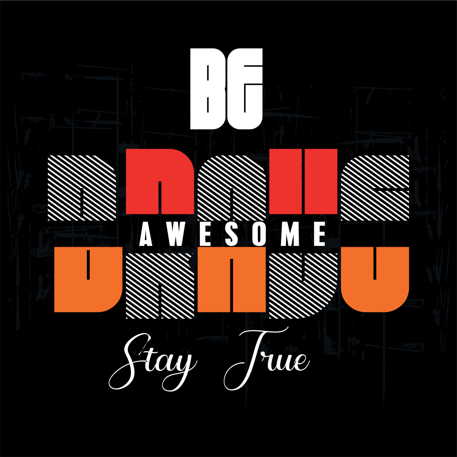 Be Brave typography design t-shirt print vector illustration 13752357 ...