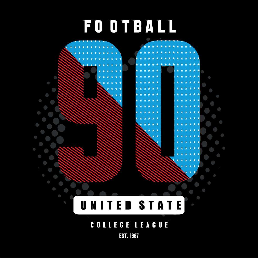 United State typography design t-shirt print vector illustration