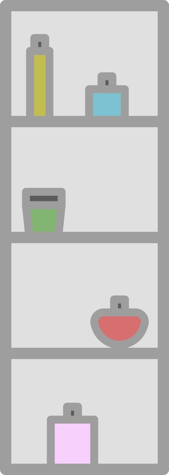 Bathroom closet, illustration, on a white background. vector