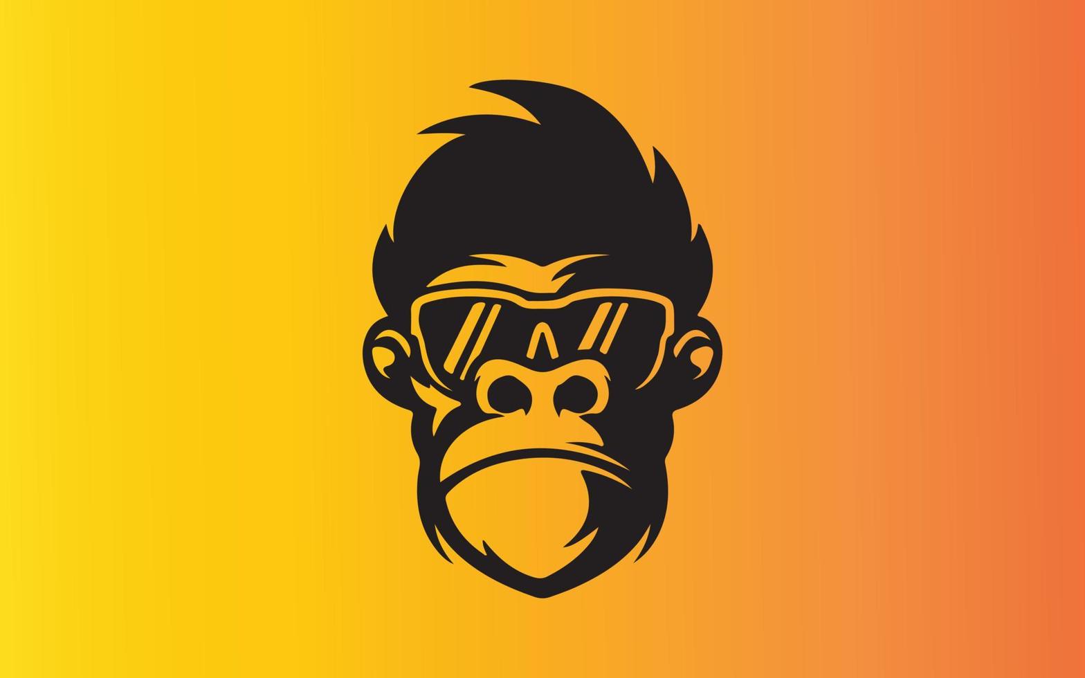 monkey character vector illustration