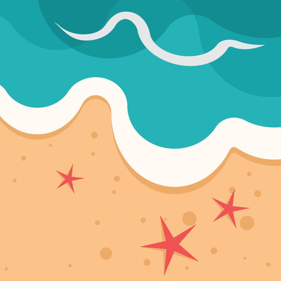 sandy beach public  vector