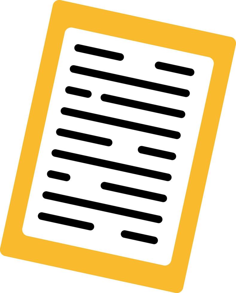 Hardware ebook, illustration, vector on a white background.