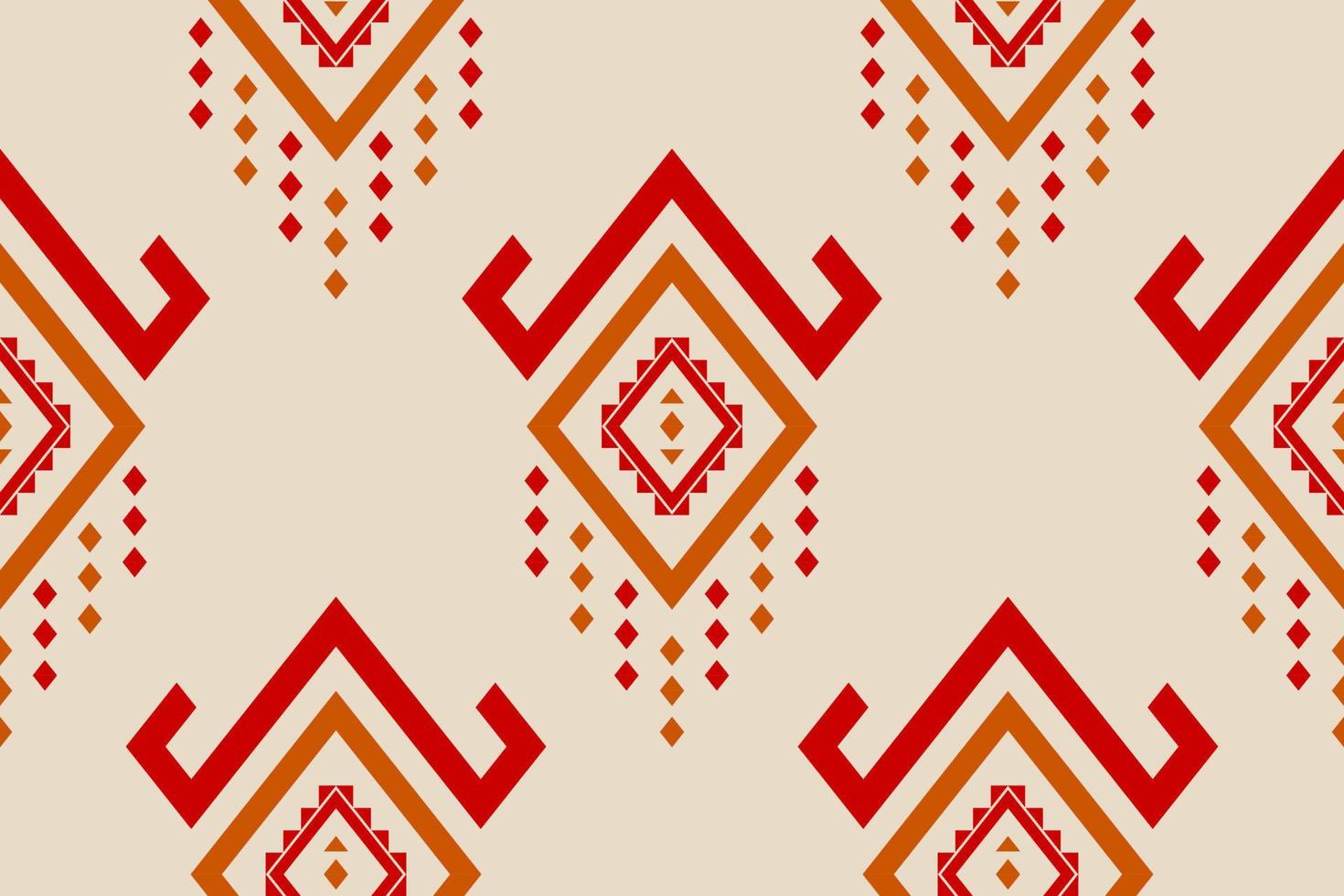 Fabric tribal pattern style. Geometric ethnic seamless pattern traditional. Aztec ethnic ornament print. vector