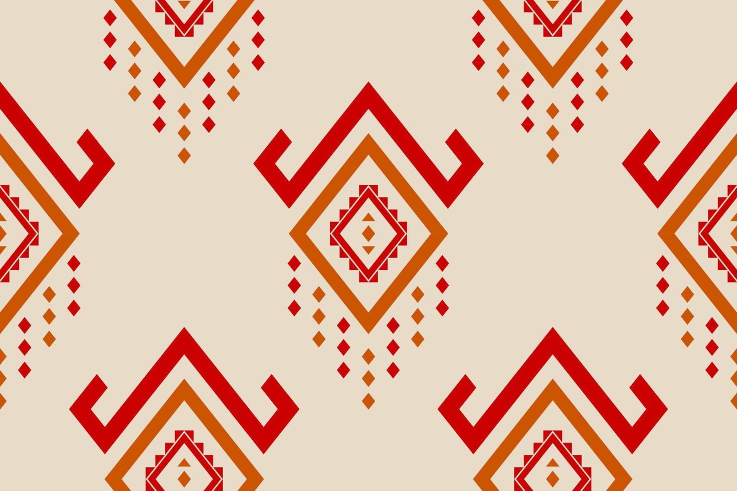 estilo de patrón tribal de tela. patrón geométrico étnico sin fisuras tradicional. estampado de adornos étnicos aztecas. vector